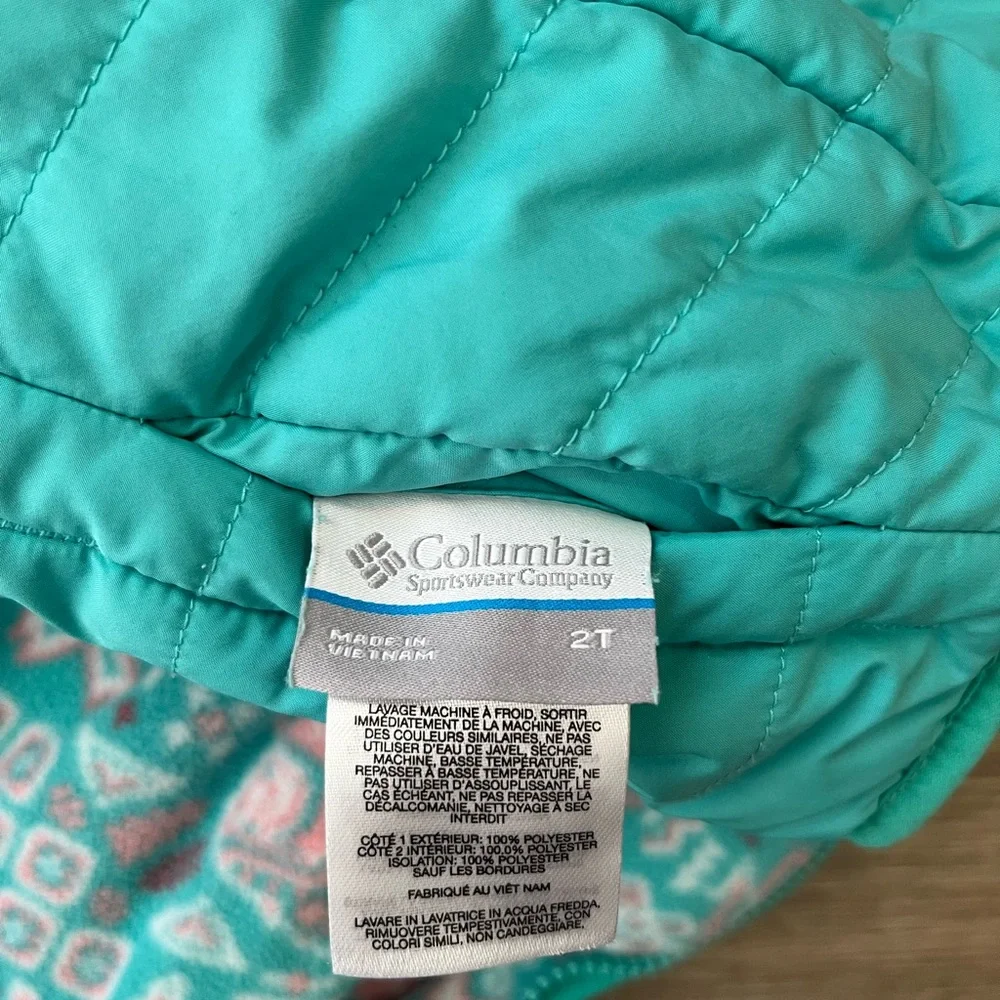 Columbia Kids Jacket in Teal - Picture 5 of 5